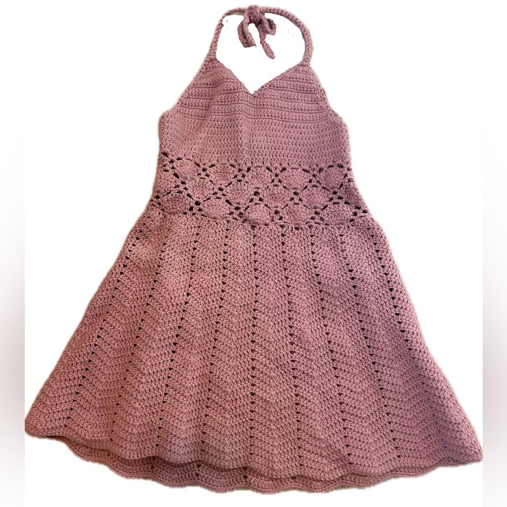 Kate Quinn with love from Africa Halter Crochet toddler Dress